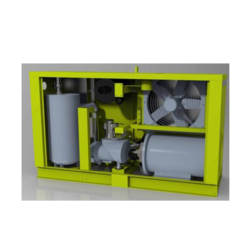 Stationary Screw Aircompressor In Concrete Mixing Plant
